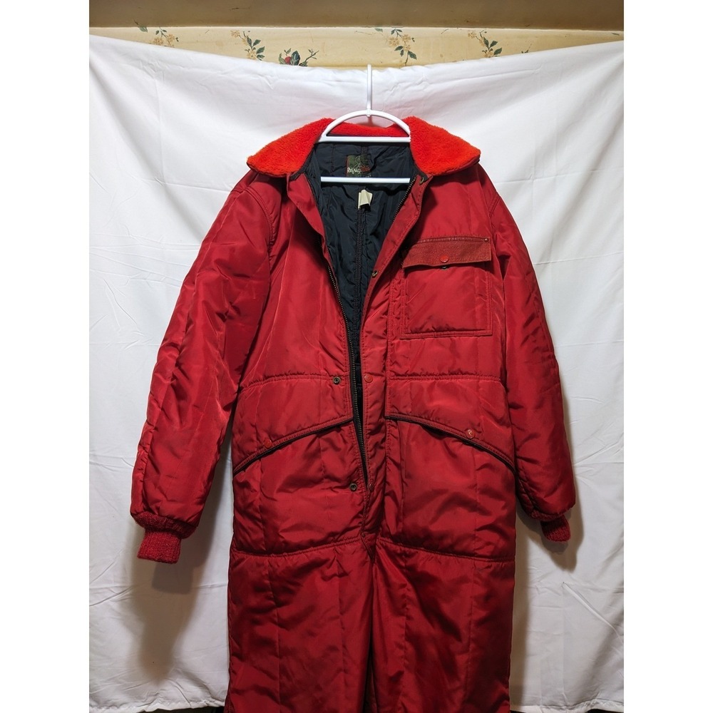 Refridgerator Red‎ Quilted Puffer Vest Sleeveless Lightweight Layering Casual
